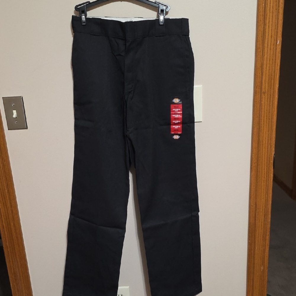 Dickies Men's Classic Black Dress Pants